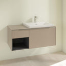 Villeroy & Boch Subway 3.0 vanity unit with 2 pull-out compartments and 1 shelf element