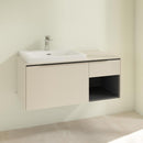 Villeroy & Boch Subway 3.0 vanity unit with 2 pull-out compartments and 1 shelf element