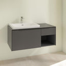 Villeroy & Boch Subway 3.0 vanity unit with 2 pull-out compartments and 1 shelf element