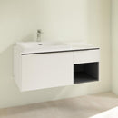Villeroy & Boch Subway 3.0 vanity unit with 2 pull-out compartments and 1 shelf element