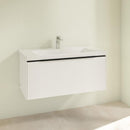 Villeroy &amp; Boch Subway 3.0 洗臉盆，附梳妝台，附 1 個拉出式隔間