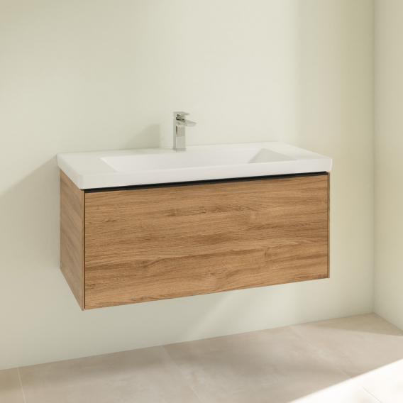 Villeroy & Boch Subway 3.0 washbasin with vanity unit with 1 pull-out compartment