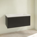 Villeroy &amp; Boch Subway 3.0 洗臉盆，附梳妝台，附 1 個拉出式隔間