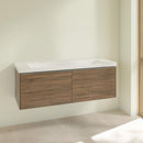 Villeroy &amp; Boch Subway 3.0 洗臉盆，附梳妝台，附 2 個拉出式隔間