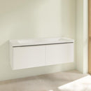 Villeroy &amp; Boch Subway 3.0 洗臉盆，附梳妝台，附 2 個拉出式隔間