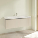 Villeroy &amp; Boch Subway 3.0 洗臉盆，附梳妝台，附 2 個拉出式隔間