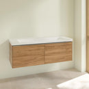 Villeroy &amp; Boch Subway 3.0 洗臉盆，附梳妝台，附 2 個拉出式隔間