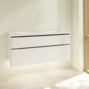 Villeroy &amp; Boch Subway 3.0 洗臉盆，附梳妝台，附 4 個拉出式隔間