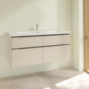 Villeroy &amp; Boch Subway 3.0 洗臉盆，附梳妝台，附 4 個拉出式隔間