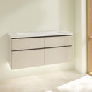 Villeroy &amp; Boch Subway 3.0 洗臉盆，附梳妝台，附 4 個拉出式隔間