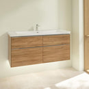 Villeroy &amp; Boch Subway 3.0 洗臉盆，附梳妝台，附 4 個拉出式隔間