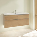 Villeroy &amp; Boch Subway 3.0 洗臉盆，附梳妝台，附 4 個拉出式隔間