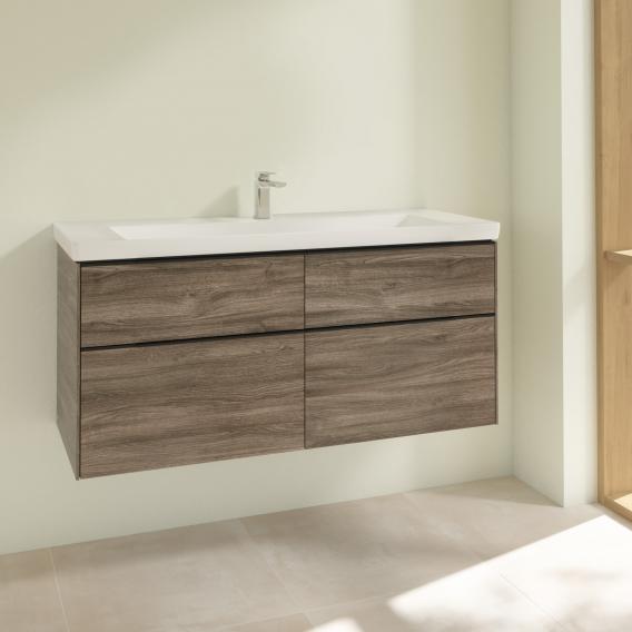 Villeroy & Boch Subway 3.0 washbasin with vanity unit with 4 pull-out compartments