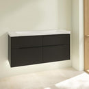 Villeroy &amp; Boch Subway 3.0 洗臉盆，附梳妝台，附 4 個拉出式隔間