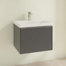 Villeroy &amp; Boch Subway 3.0 洗臉盆，附梳妝台，附 1 個拉出式隔間