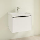 Villeroy &amp; Boch Subway 3.0 洗臉盆，附梳妝台，附 1 個拉出式隔間