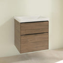 Villeroy &amp; Boch Subway 3.0 洗臉盆，附梳妝台，附 2 個拉出式隔間