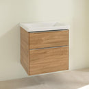 Villeroy &amp; Boch Subway 3.0 洗臉盆，附梳妝台，附 2 個拉出式隔間