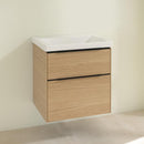 Villeroy &amp; Boch Subway 3.0 洗臉盆，附梳妝台，附 2 個拉出式隔間