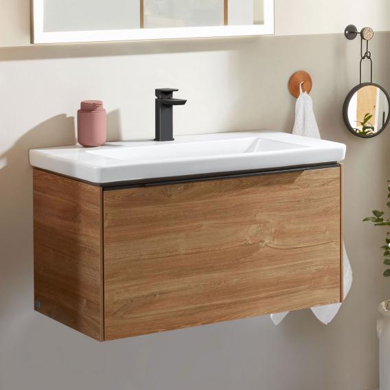 Villeroy & Boch Subway 3.0 washbasin with vanity unit with 1 pull-out compartment