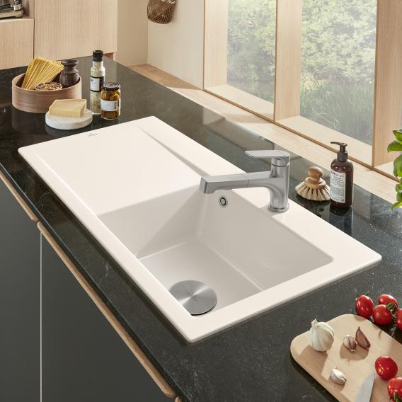 Villeroy &amp; Boch Subway Style 50 廚房水槽附瀝水器