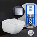 Villeroy & Boch Venticello complete SET wall-mounted toilet with neeos pre-wall element, flush plate