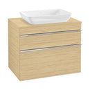 Villeroy & Boch Venticello countertop washbasin with vanity unit with 2 pull-out compartments