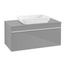 Villeroy &amp; Boch Venticello 檯面洗臉盆，附梳妝台，附 1 個拉出式隔間