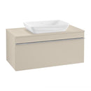 Villeroy &amp; Boch Venticello 檯面洗臉盆，附梳妝台，附 1 個拉出式隔間