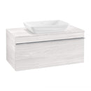 Villeroy &amp; Boch Venticello 檯面洗臉盆，附梳妝台，附 1 個拉出式隔間