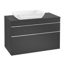 Villeroy & Boch Venticello countertop washbasin with vanity unit with 2 pull-out compartments