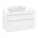 Villeroy & Boch Venticello countertop washbasin with vanity unit with 2 pull-out compartments