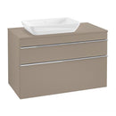 Villeroy & Boch Venticello countertop washbasin with vanity unit with 2 pull-out compartments