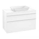 Villeroy & Boch Venticello countertop washbasin with vanity unit with 2 pull-out compartments