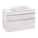 Villeroy & Boch Venticello countertop washbasin with vanity unit with 2 pull-out compartments