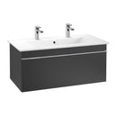 Villeroy &amp; Boch Venticello 雙洗臉盆，附梳妝台，附 1 個拉出式隔層