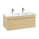 Villeroy &amp; Boch Venticello 雙洗臉盆，附梳妝台，附 1 個拉出式隔層
