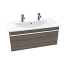 Villeroy &amp; Boch Venticello 雙洗臉盆，附梳妝台，附 1 個拉出式隔層