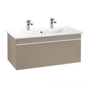 Villeroy &amp; Boch Venticello 雙洗臉盆，附梳妝台，附 1 個拉出式隔層