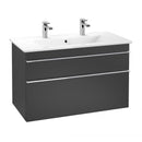 Villeroy & Boch Venticello double washbasin with vanity unit with 2 pull-out compartments