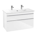 Villeroy & Boch Venticello double washbasin with vanity unit with 2 pull-out compartments