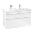 Villeroy & Boch Venticello double washbasin with vanity unit with 2 pull-out compartments