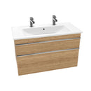 Villeroy & Boch Venticello double washbasin with vanity unit with 2 pull-out compartments