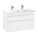 Villeroy & Boch Venticello double washbasin with vanity unit with 2 pull-out compartments