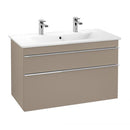 Villeroy & Boch Venticello double washbasin with vanity unit with 2 pull-out compartments