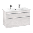 Villeroy & Boch Venticello double washbasin with vanity unit with 2 pull-out compartments