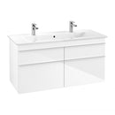 Villeroy & Boch Venticello double washbasin with vanity unit with 4 pull-out compartments