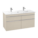 Villeroy & Boch Venticello double washbasin with vanity unit with 4 pull-out compartments