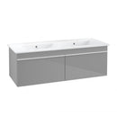 Villeroy & Boch Venticello double washbasin with vanity unit with 2 pull-out compartments