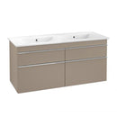 Villeroy & Boch Venticello double washbasin with vanity unit with 4 pull-out compartments